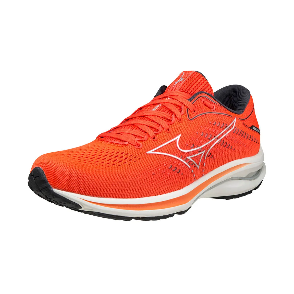 Mizuno Wave Rider 25 Mens | Chtomato/silver/vgray