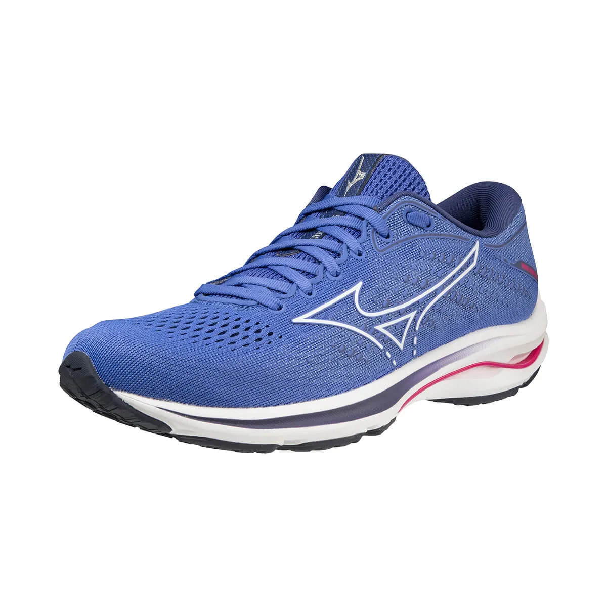 Mizuno Wave Rider 25 Womens | Amparoblue/white/dcobalt