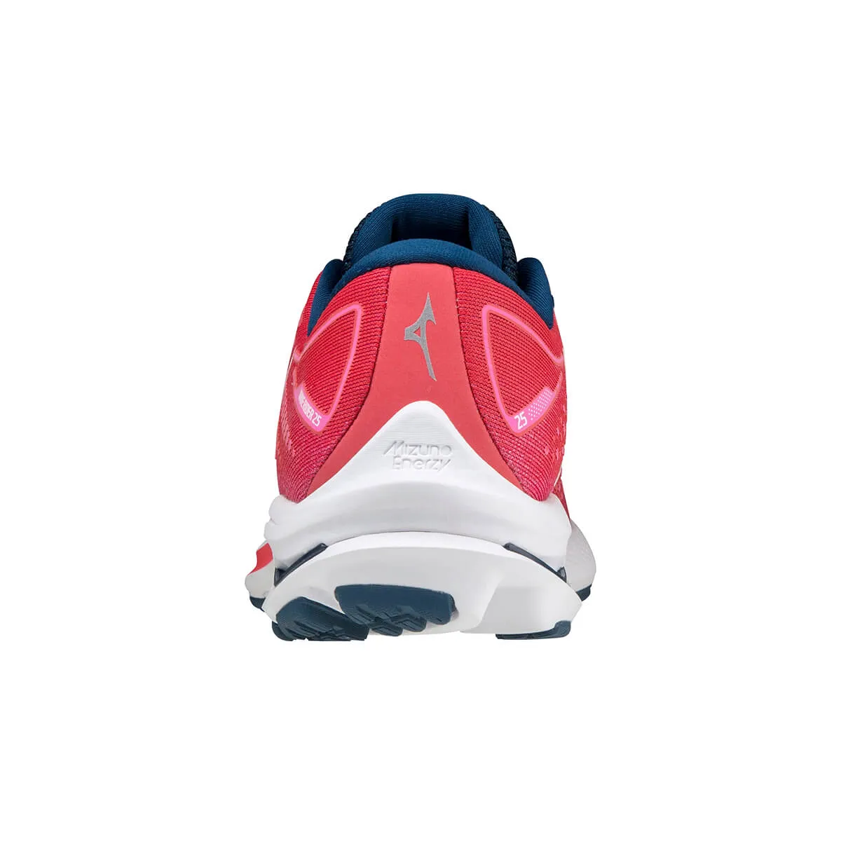 Mizuno Wave Rider 25 Womens | Phloxpink/wht/gsea