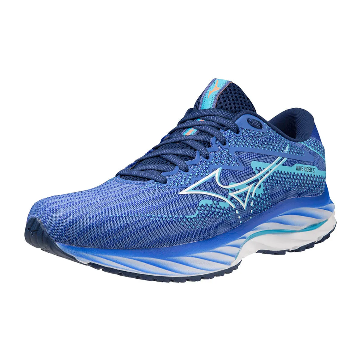 Mizuno Wave Rider 27 Womens | Ultramarine/wht/aquarius