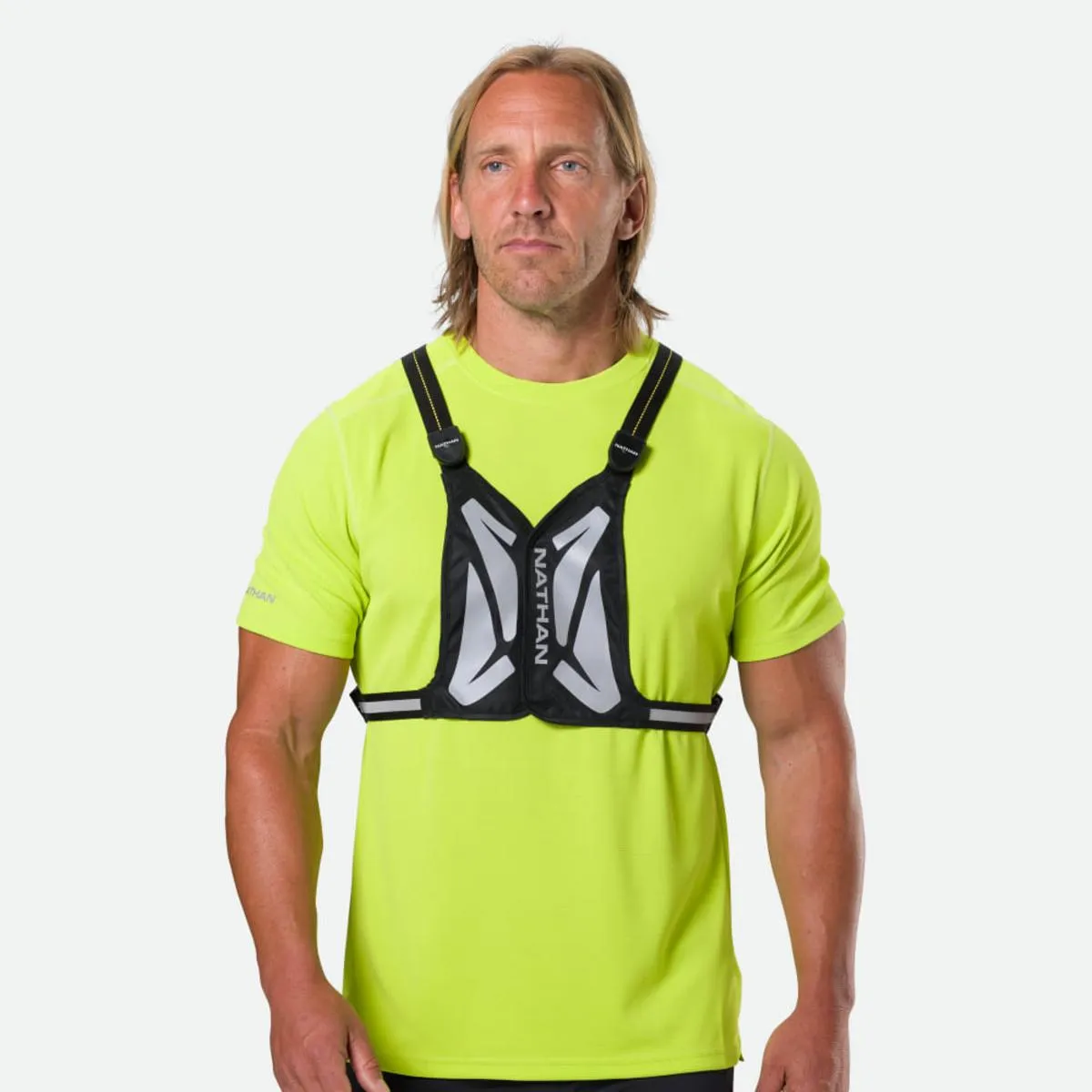 Nathan Laser Light Web Vest RX - Black/High Vis Yellow