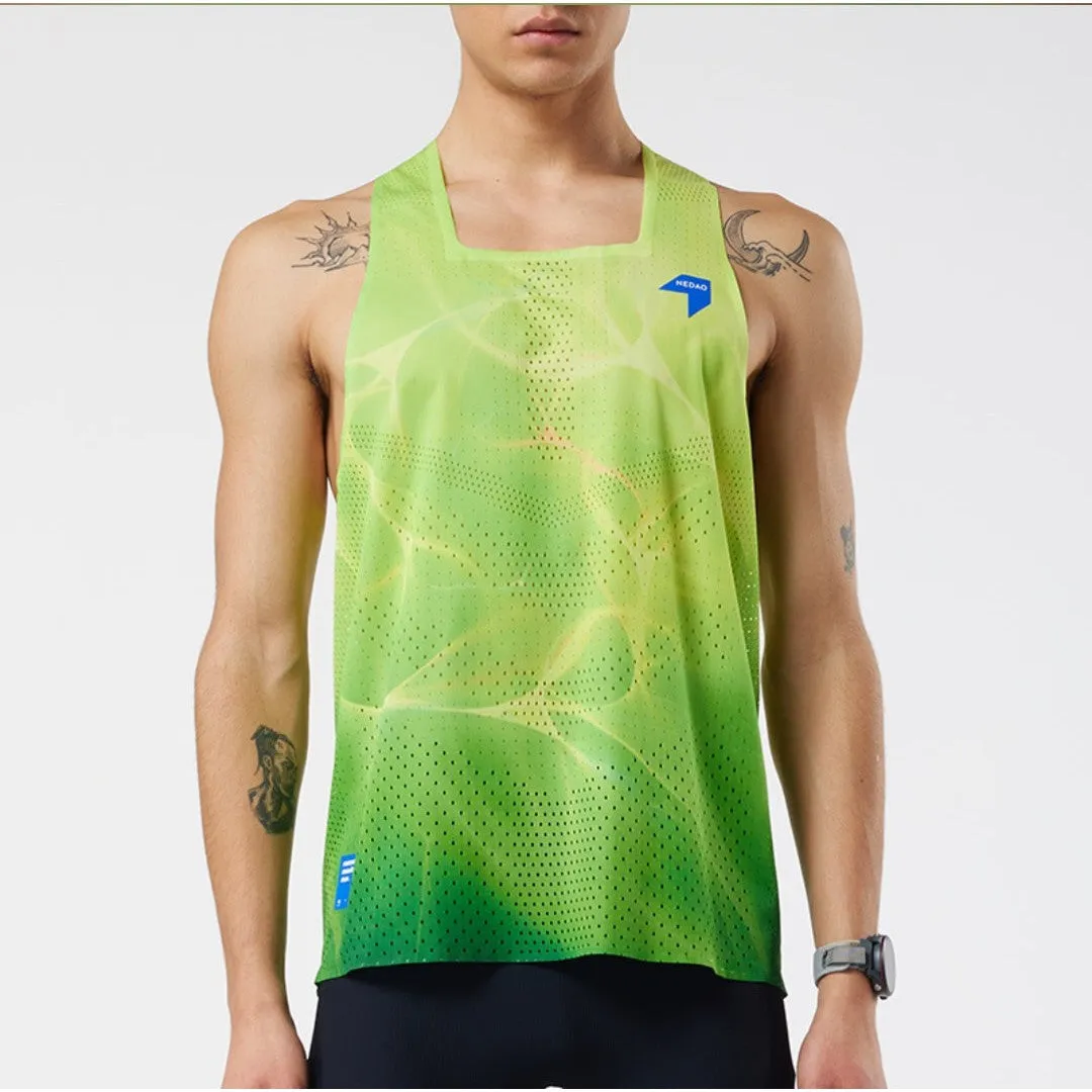 Nedao Men's QiFlow Racing Singlet - One Cut (Special Print Edition)