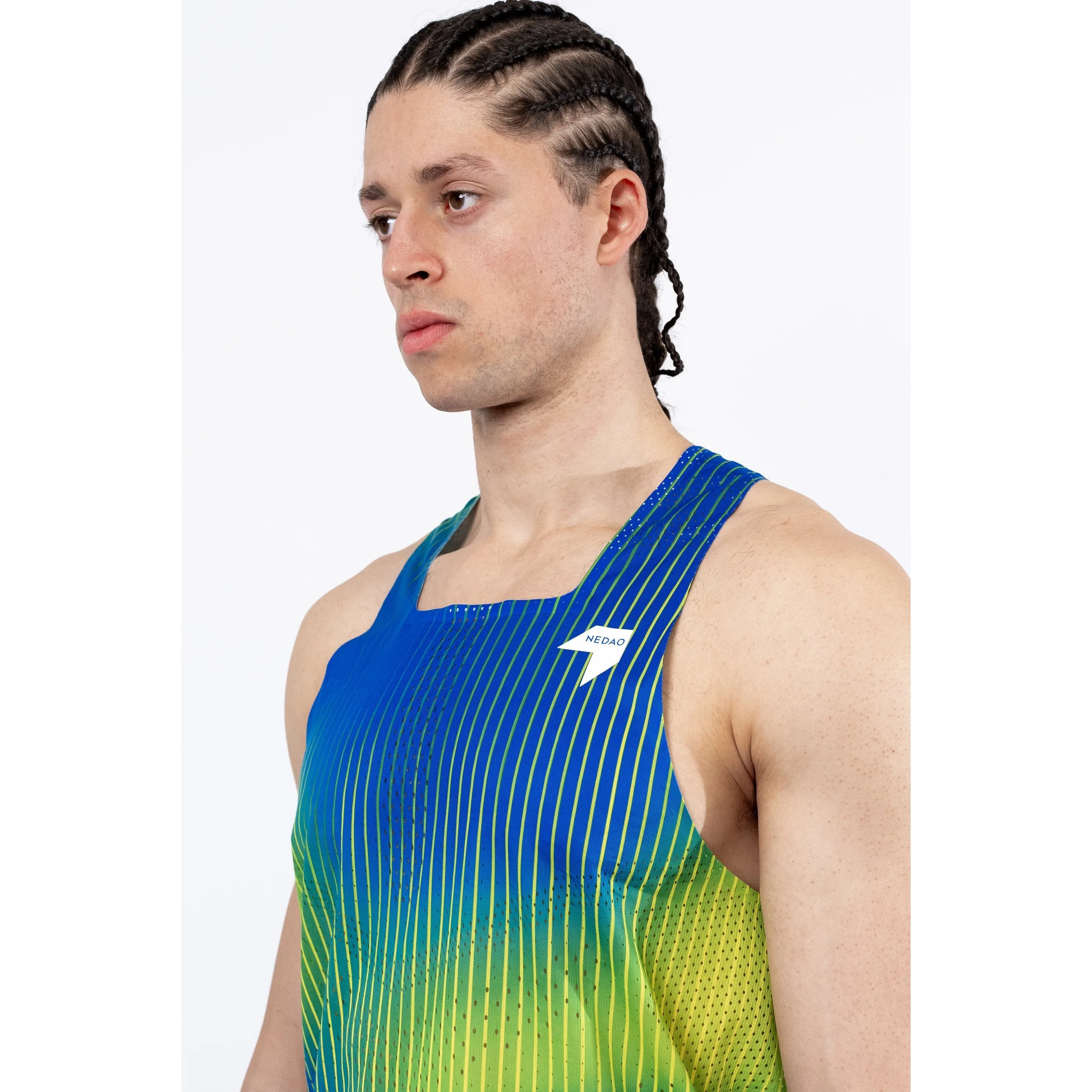 Nedao Men's QiFlow Racing Singlet - One Cut (Special Print Edition)