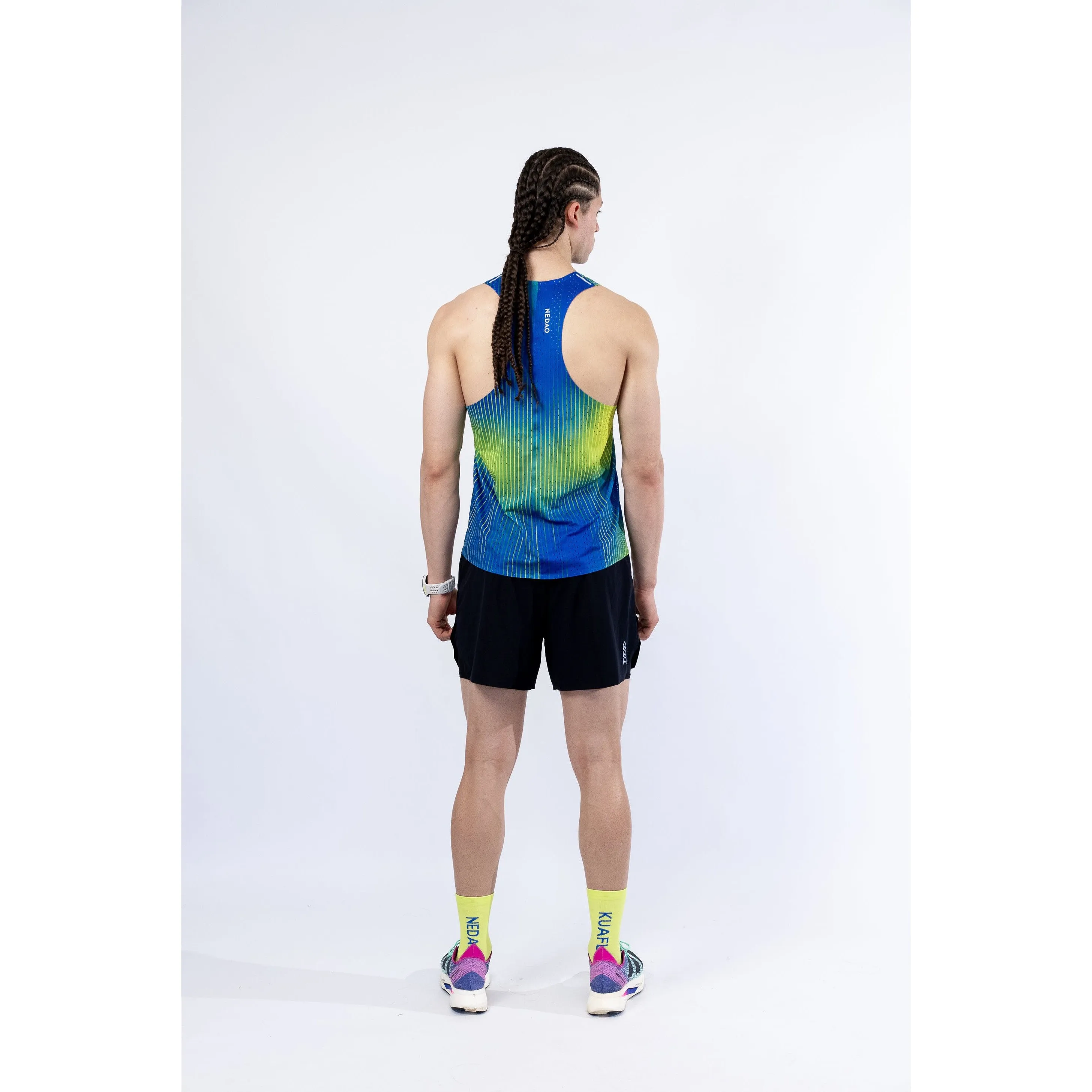 Nedao Men's QiFlow Racing Singlet - One Cut (Special Print Edition)