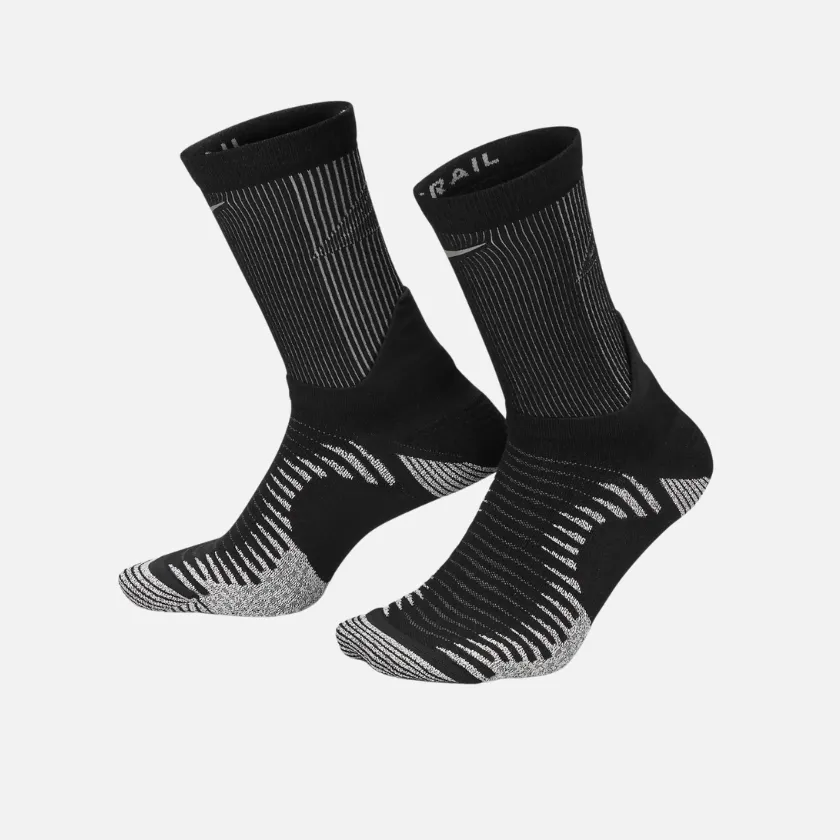 Nike Dri-FIT Trail Running Crew Socks -Black/Anthracite