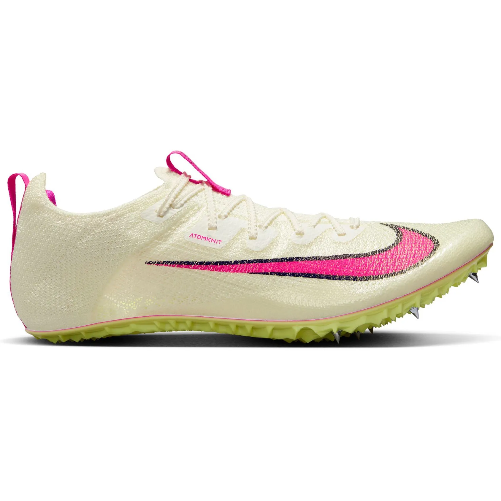 Nike Zoom Superfly Elite 2 Running Spikes Sail / Light Lemon Twist / Black /Fierce Pink