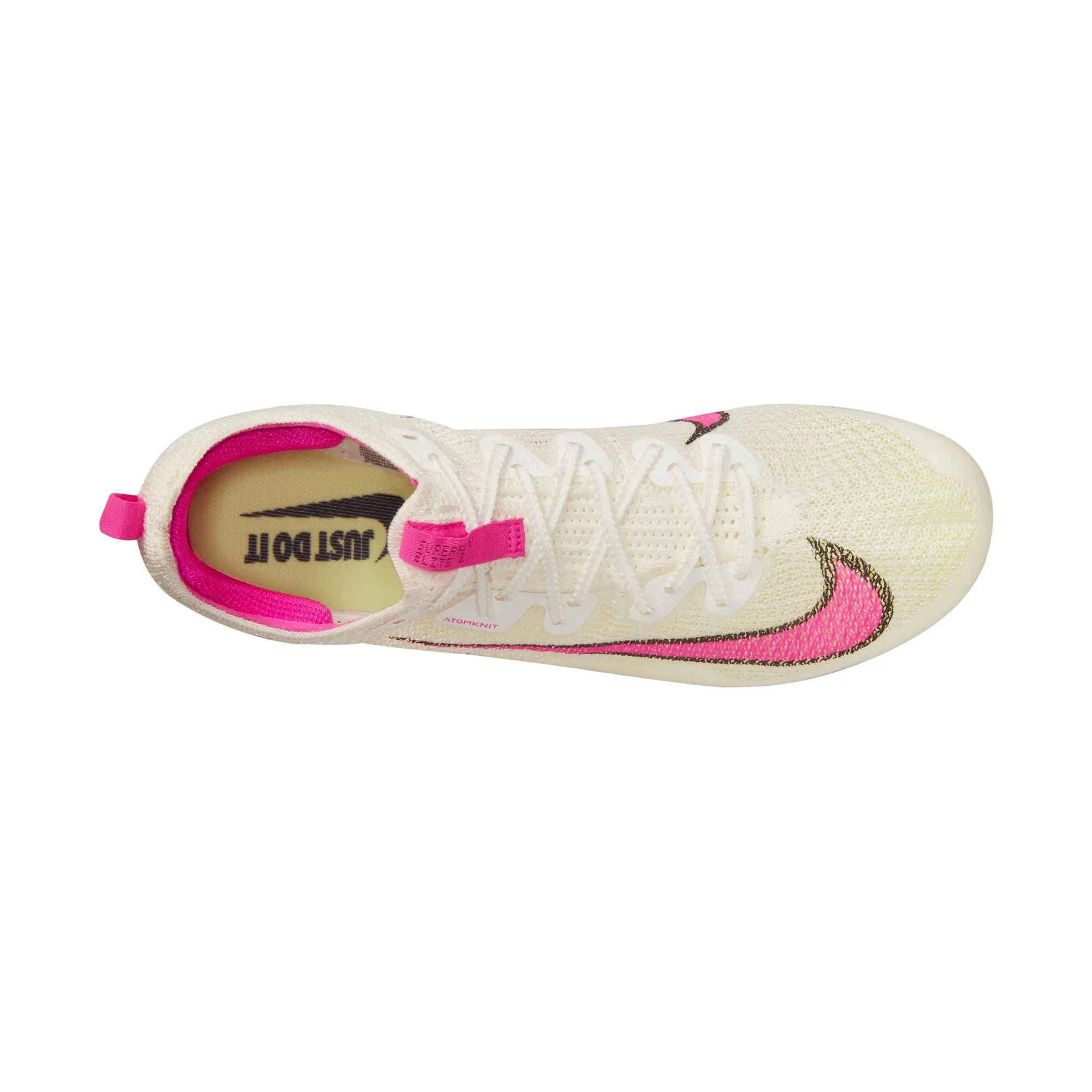 Nike Zoom Superfly Elite 2 Running Spikes Sail / Light Lemon Twist / Black /Fierce Pink