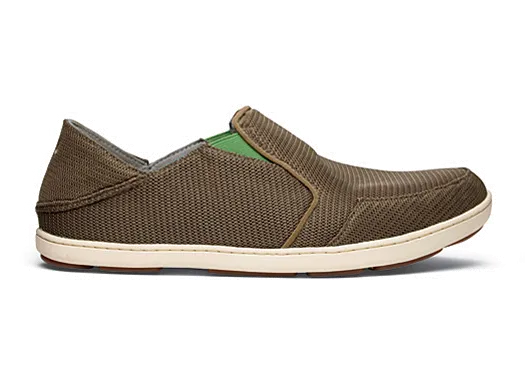 Olukai Men's Nohea Mesh Mustang/ Lime Peel Shoes 1018813AP