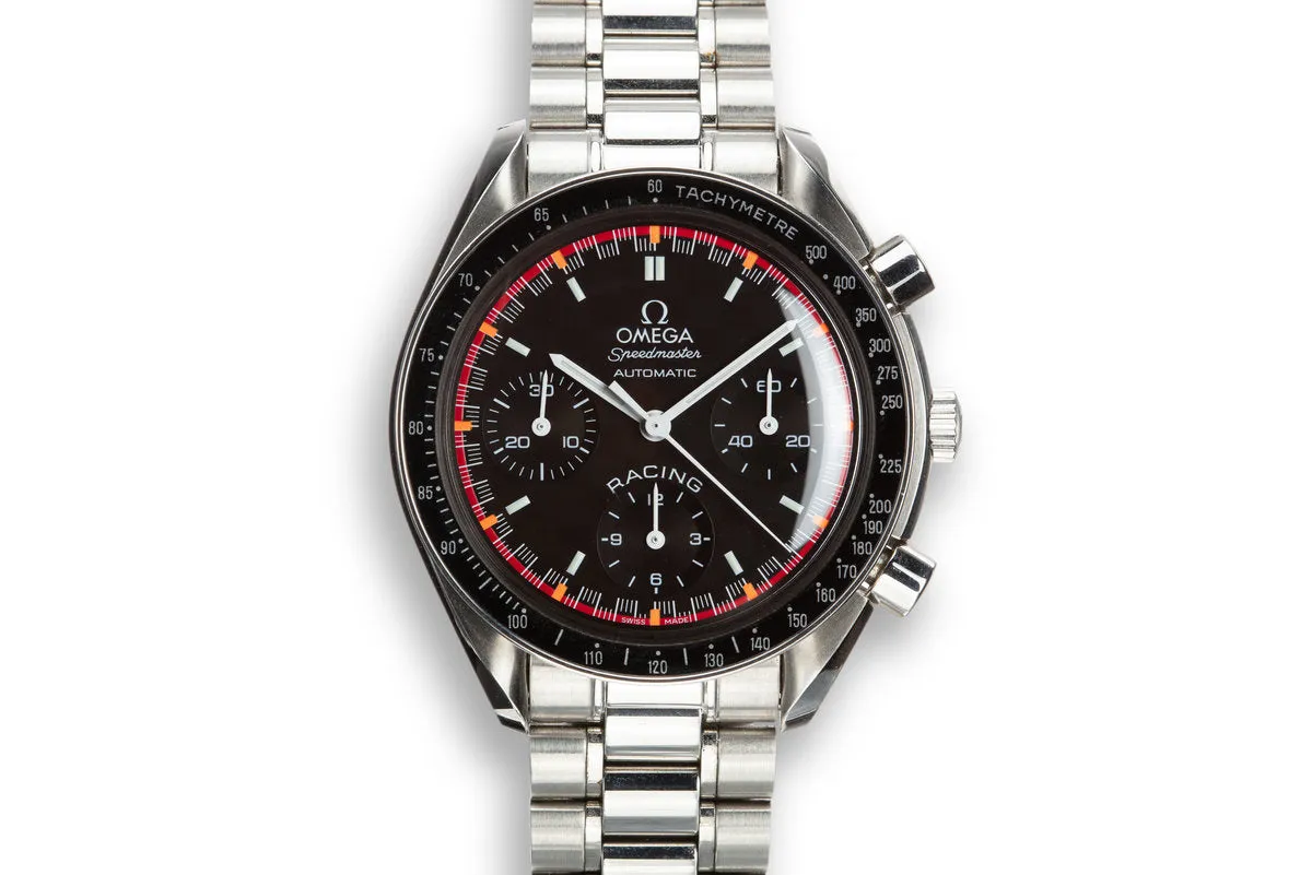 Omega Speedmaster Racing Schumacher World Champion 2000 3518.50.00 Black Dial with Box