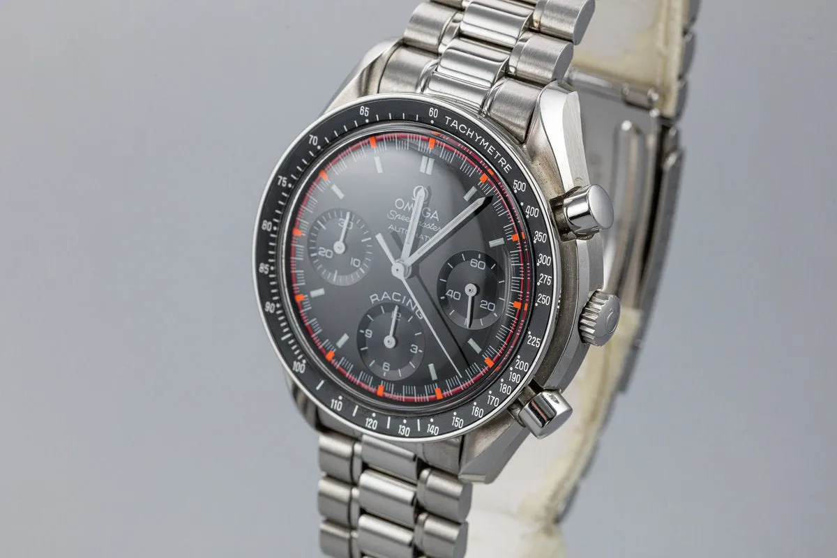 Omega Speedmaster Racing Schumacher World Champion 2000 3518.50.00 Black Dial with Box