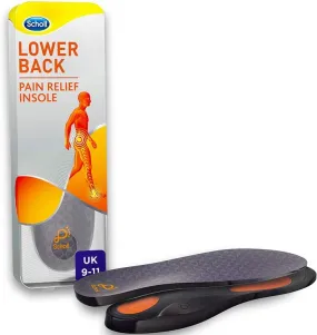 Scholl Lower Back Orthotic Insoles - Large