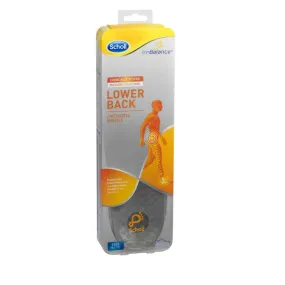 Scholl Lower Back Orthotic Insoles - Small