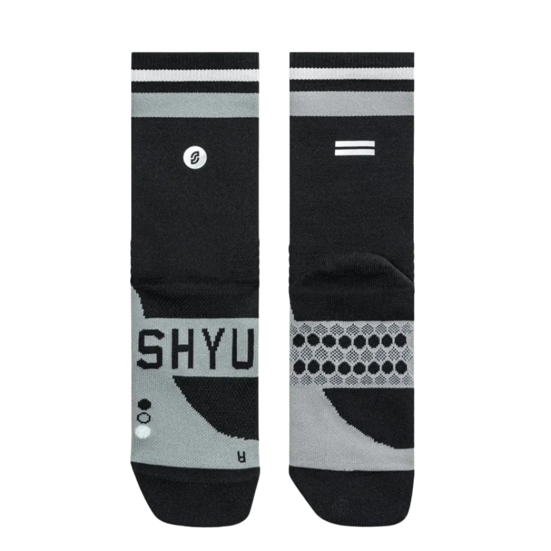 SHYU - Racing Socks - Black/Grey/White