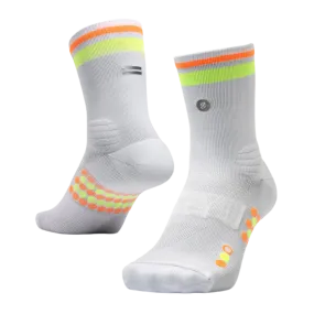 SHYU - Racing Socks - White/Lime/Mango