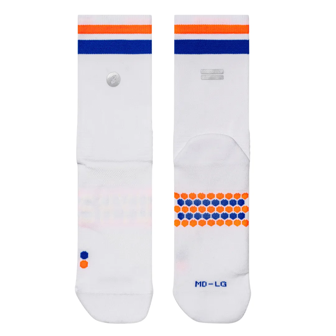 SHYU - Racing Socks - White/Orange/Blue