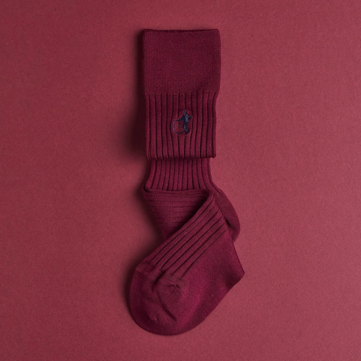 Simply Sartorial Socks - Rich Burgundy