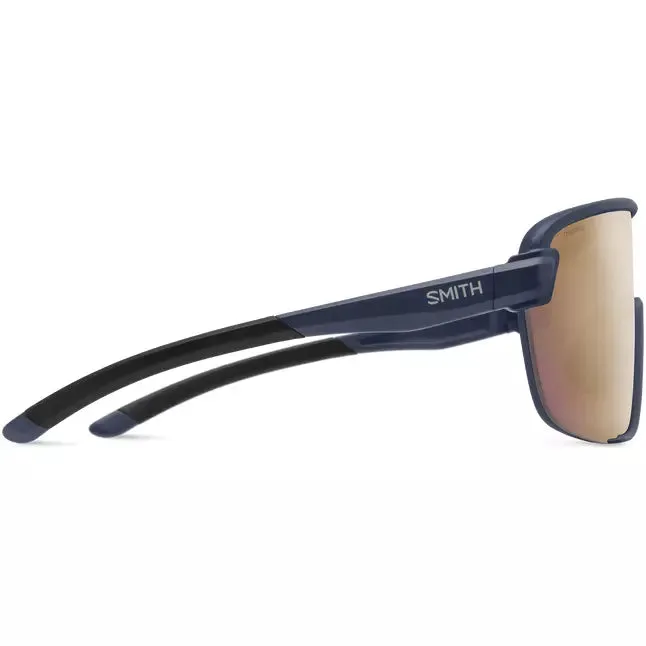 Smith - Bobcat Sunglasses, Matte French Navy, CP Rose Gold Mirror Lens