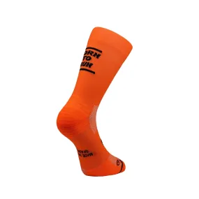 Socks Sporcks Born To Run Orange