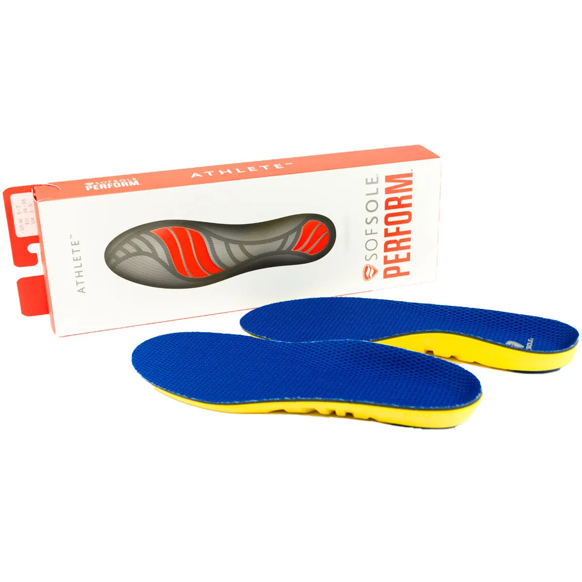 SofSole Athlete Perform Cushioned Insoles - Adult