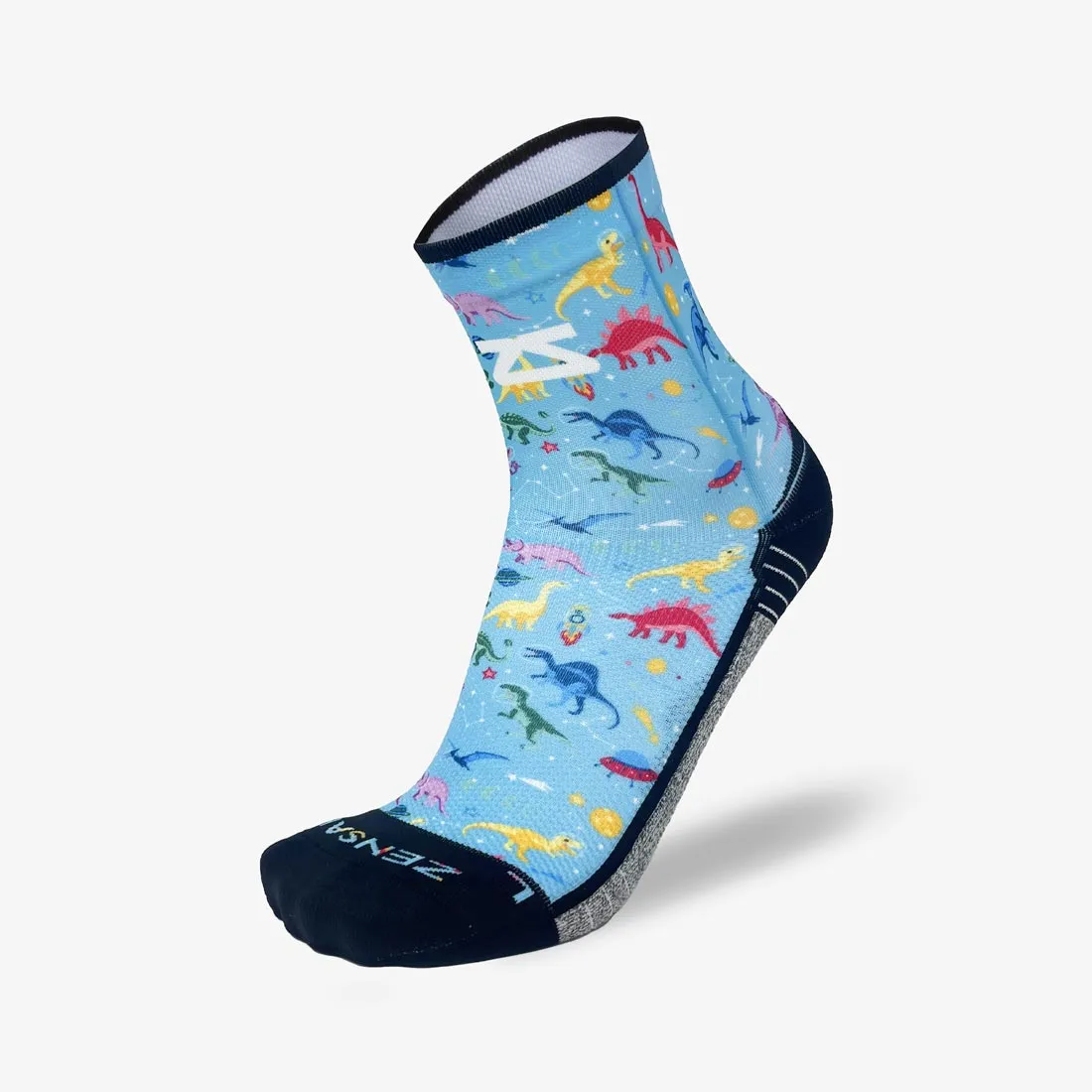 Space Dinos Running Socks (Mini-Crew)