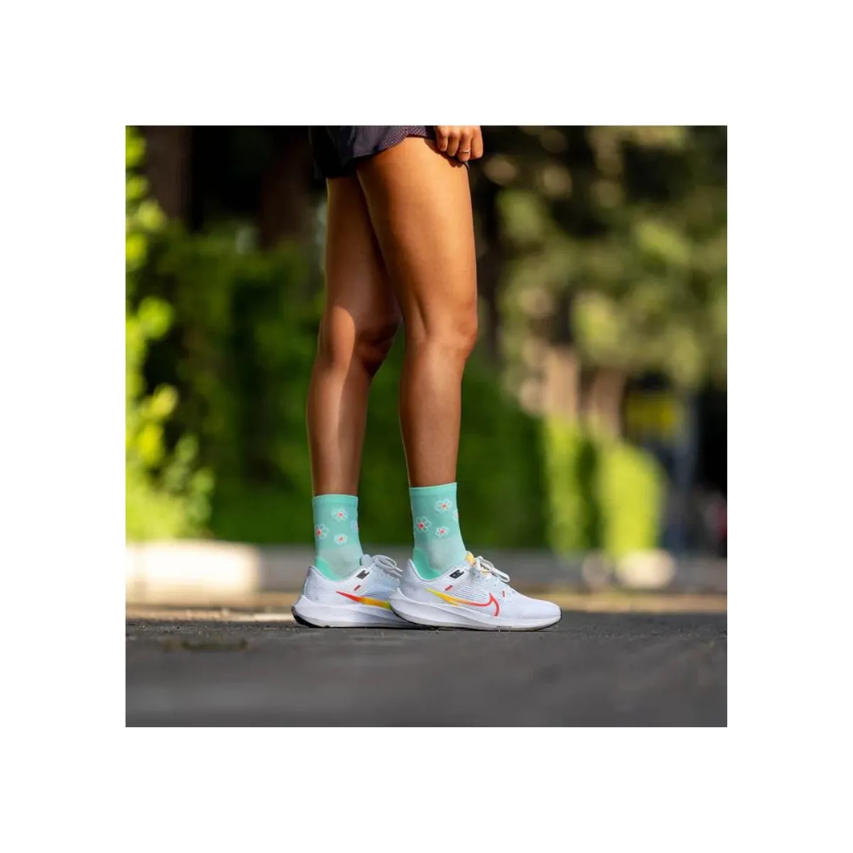 Sporcks Marguerite Green Running Socks