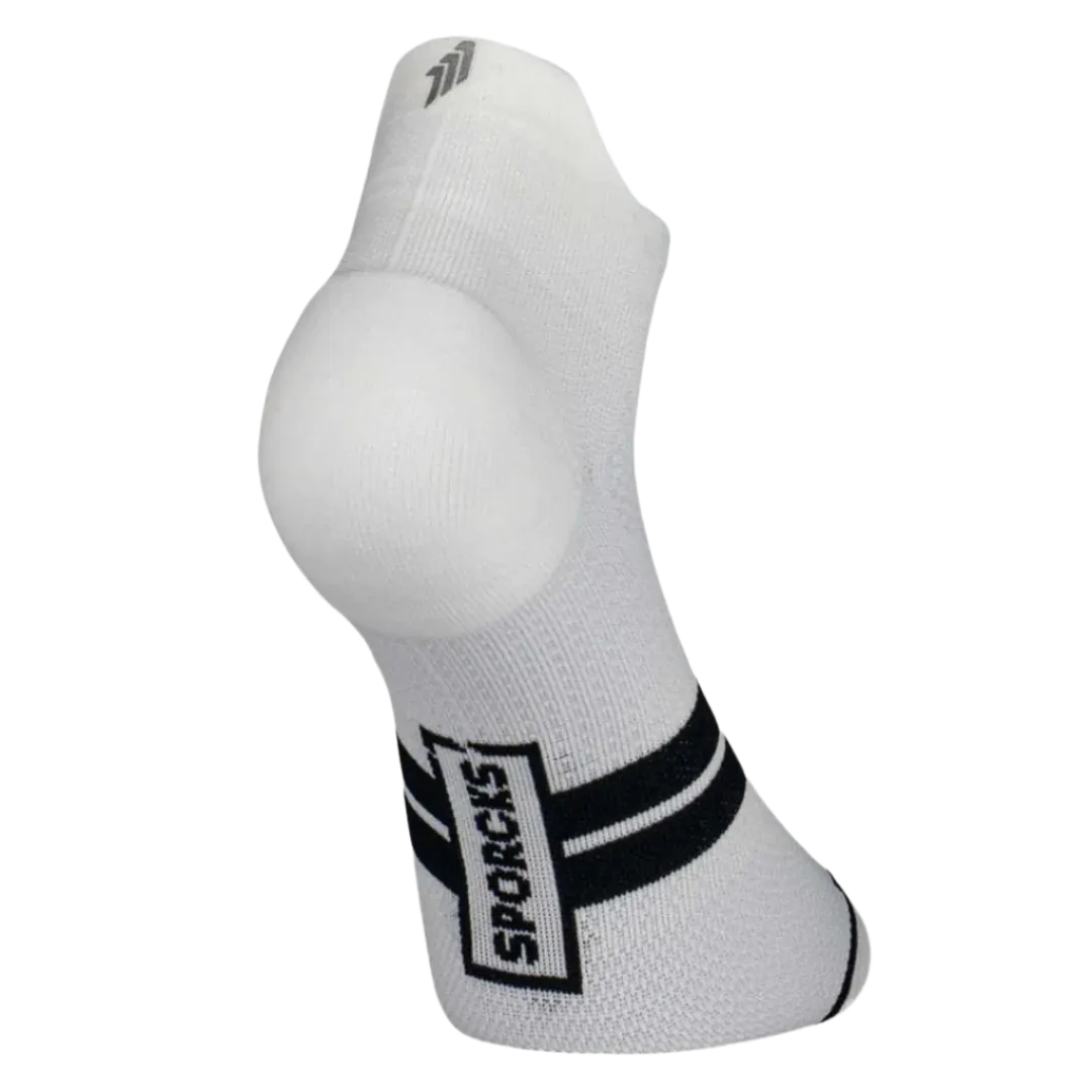 Sporcks - No Shown Running Sock - Nosa White