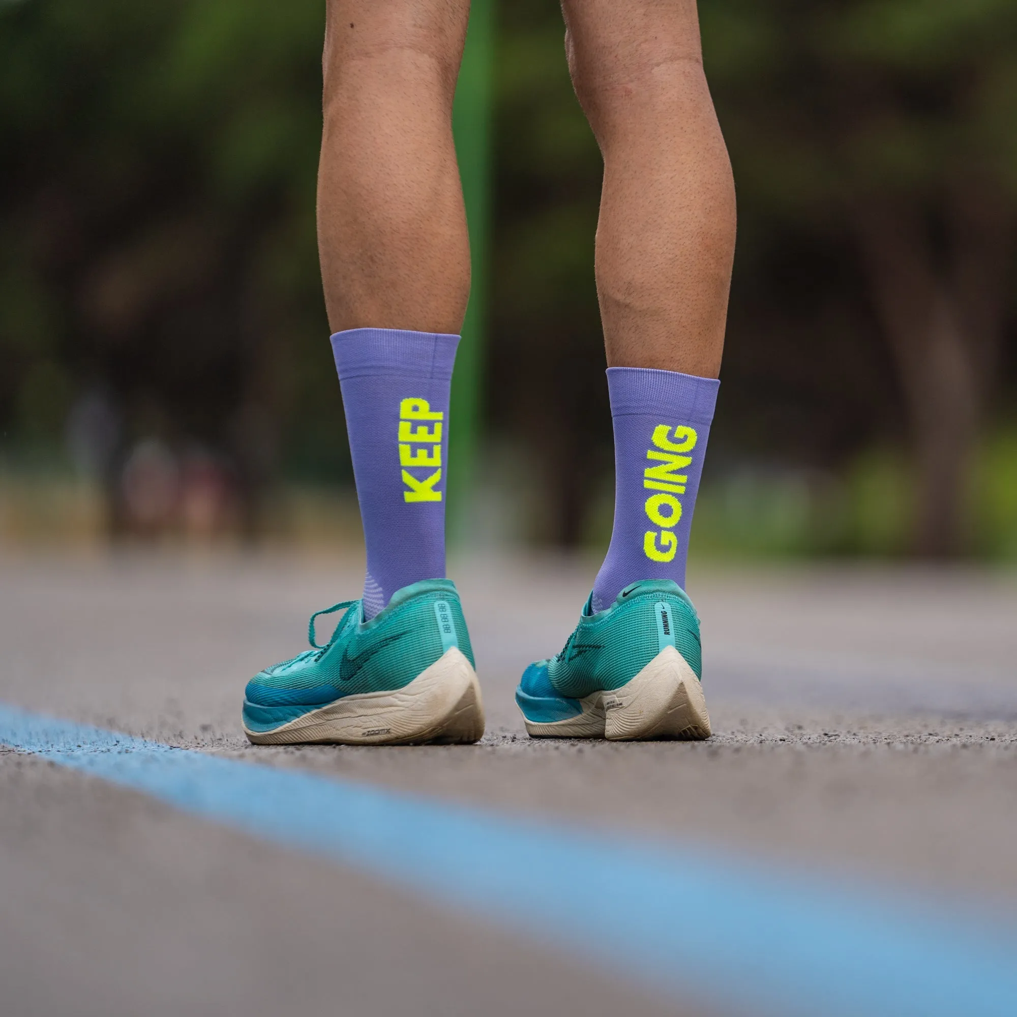 Sporcks Running Socks - Keep Going Purple