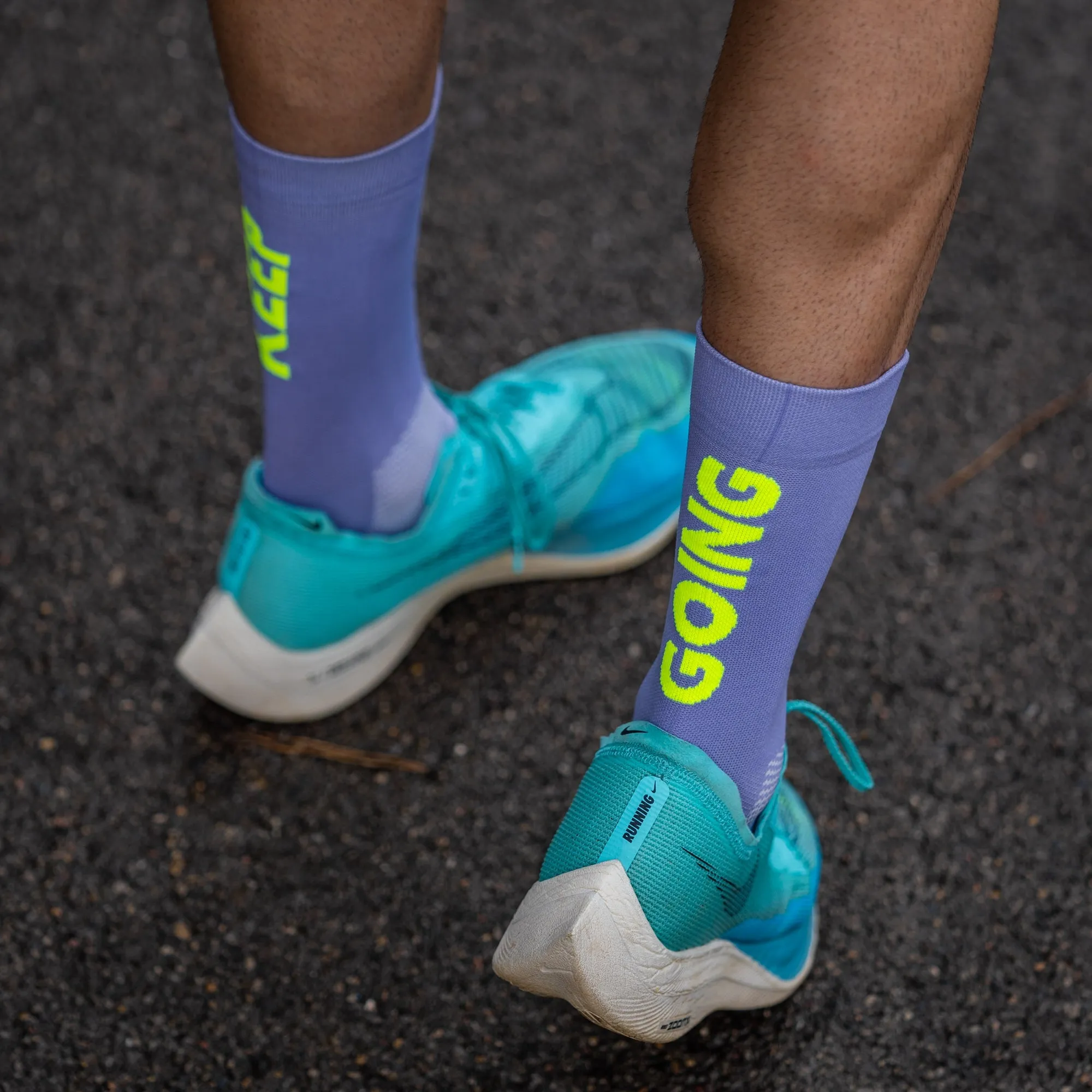 Sporcks Running Socks - Keep Going Purple