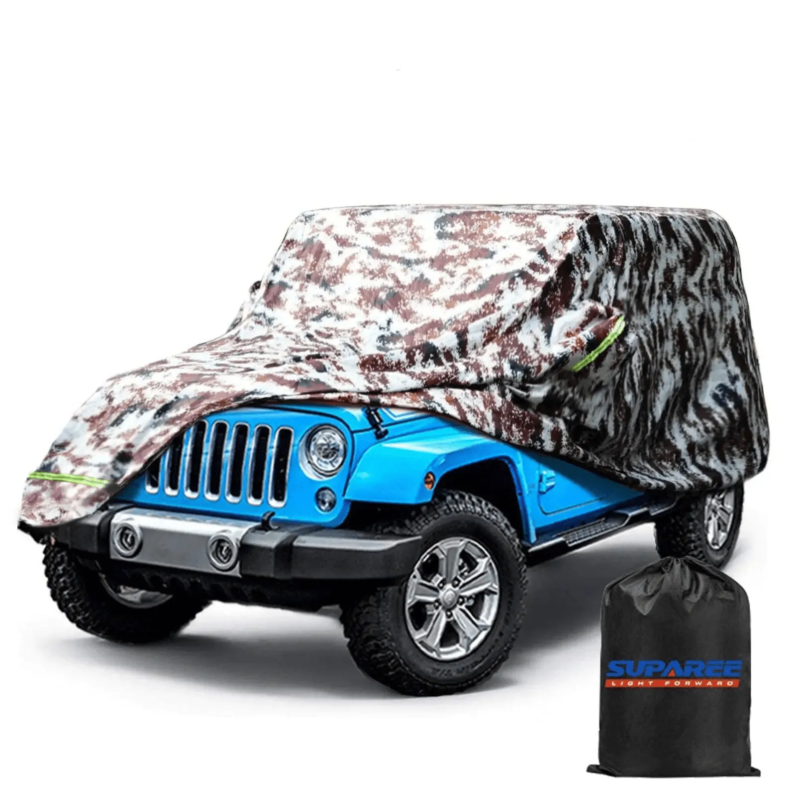 Suparee Jeep Waterproof Rain Cover for Wrangler 1987  JK JL YJ CJ TJ JT