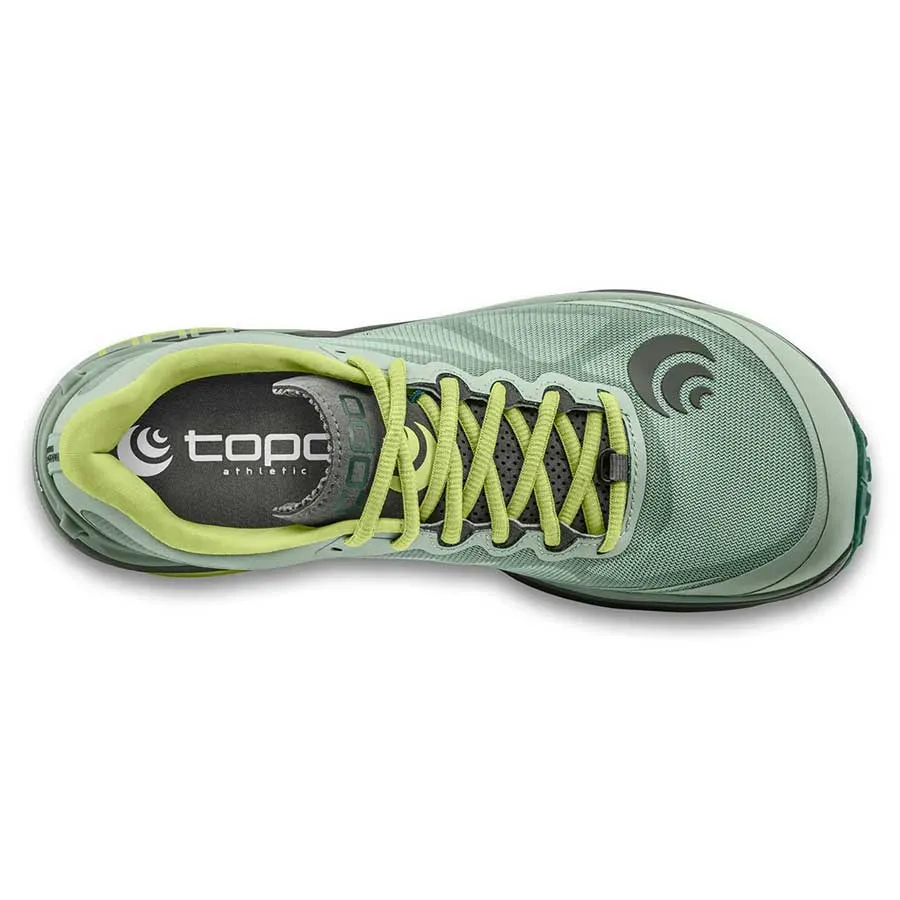 Topo Mountain Racer 2 Womens Trail Running Shoe - Moss/Grey