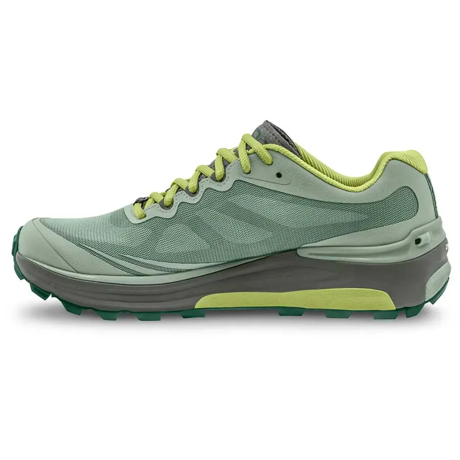 Topo Mountain Racer 2 Womens Trail Running Shoe - Moss/Grey