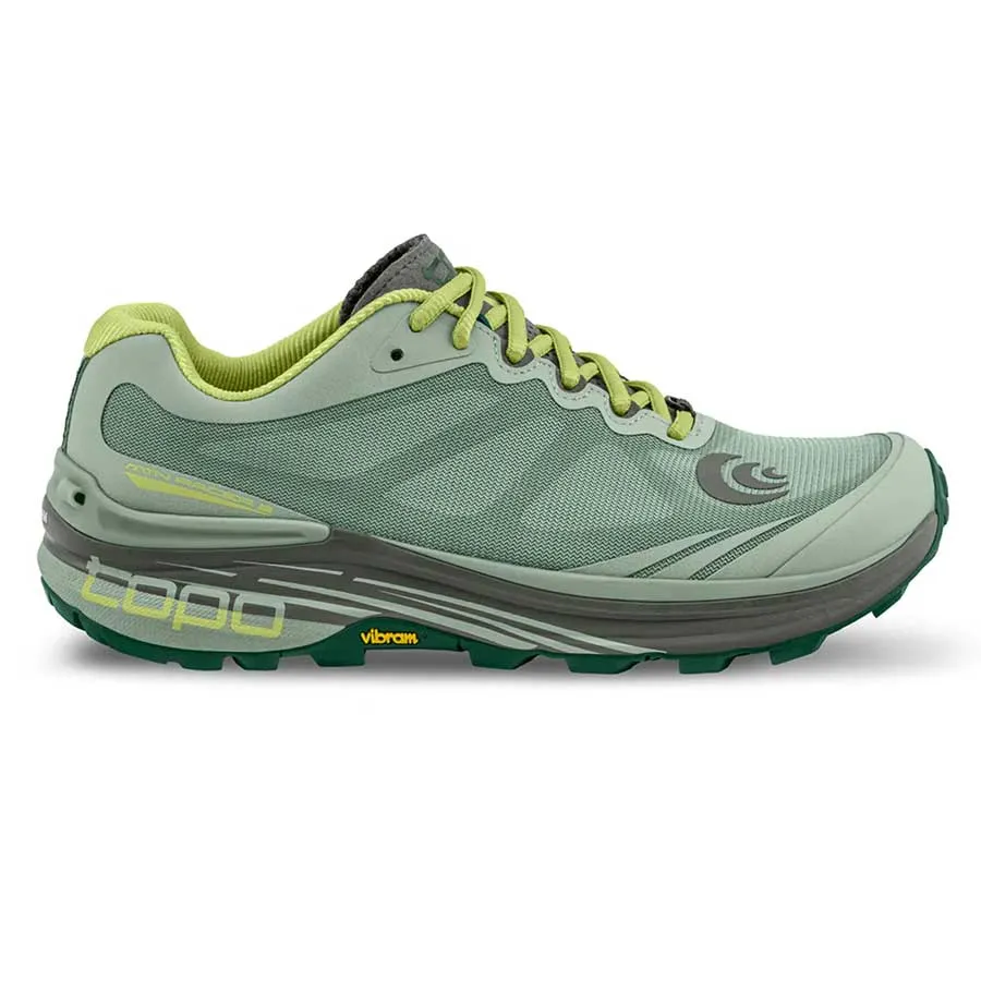 Topo Mountain Racer 2 Womens Trail Running Shoe - Moss/Grey