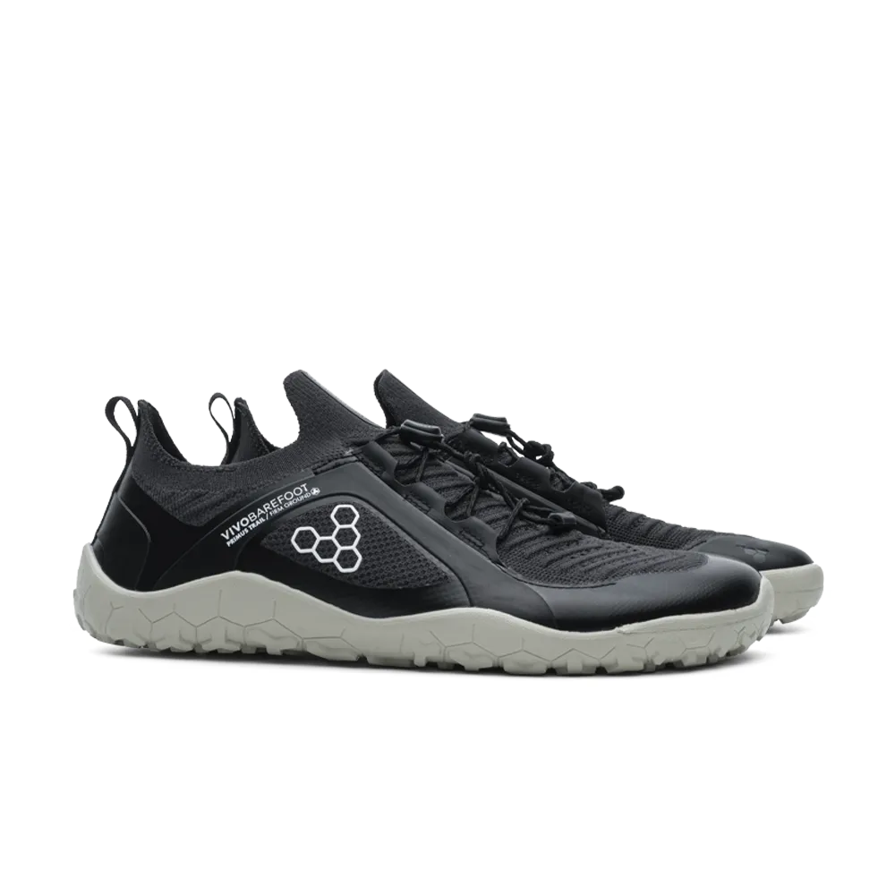 Vivobarefoot Primus Trail Knit FG Mens Obsidian/Sandstone