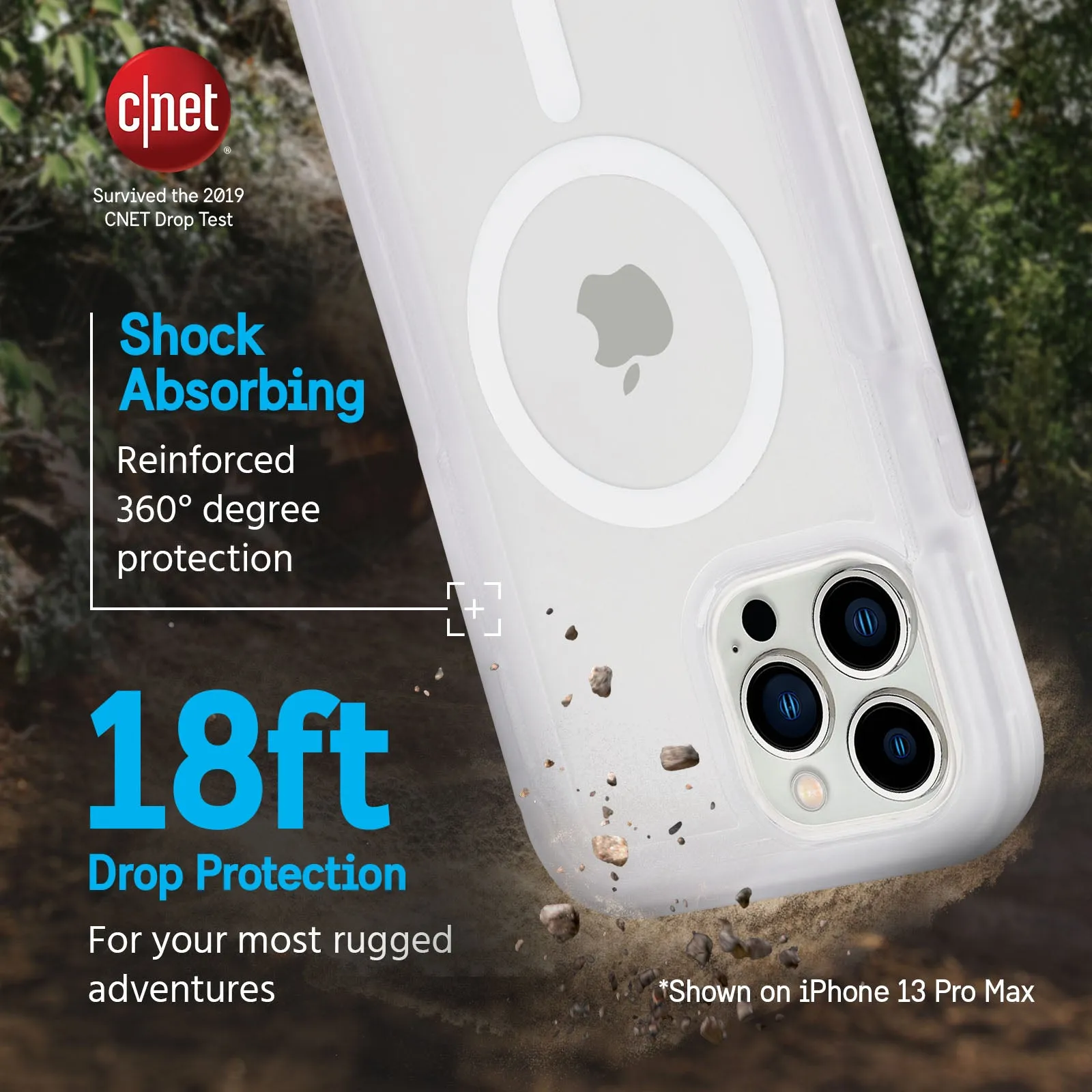 Voyager w/ MagSafe® for iPhone 14 Plus - Clear