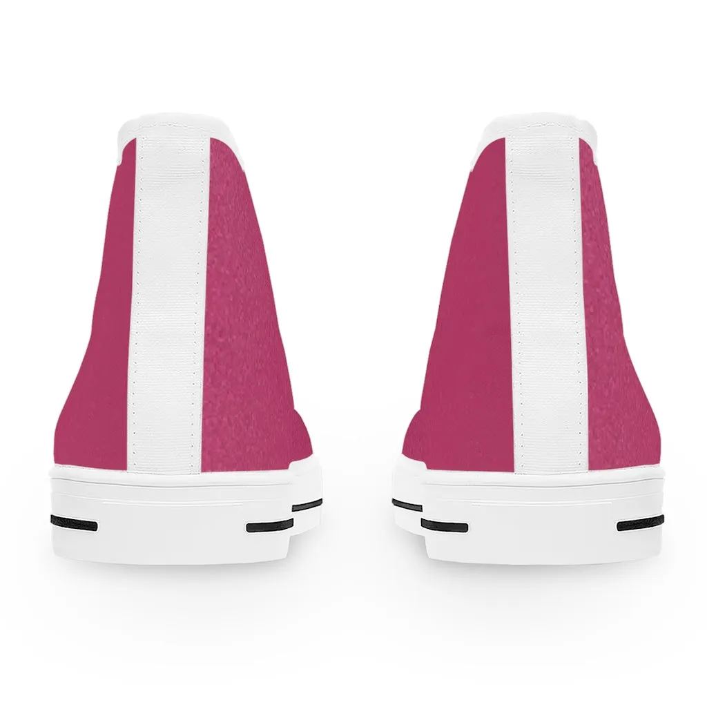 Women's High Top Sneakers Pink