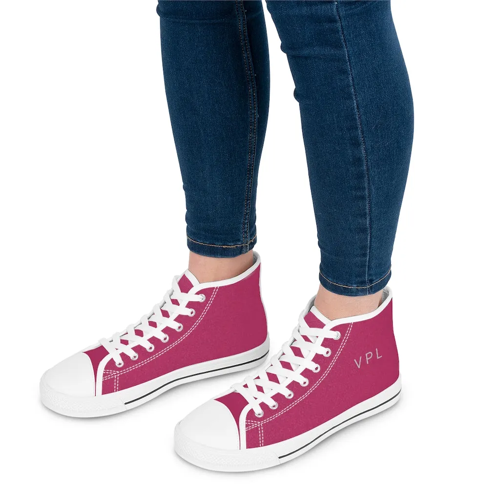 Women's High Top Sneakers Pink