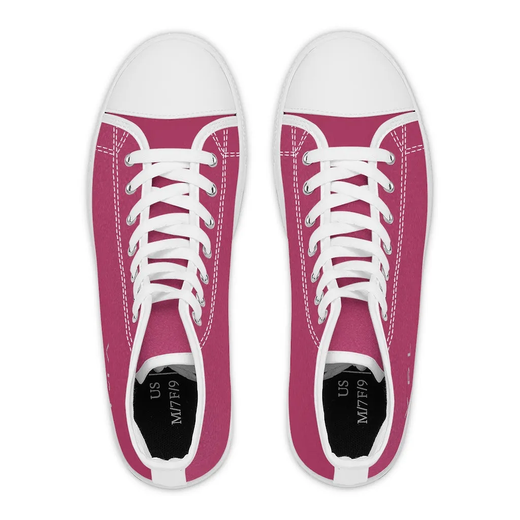 Women's High Top Sneakers Pink