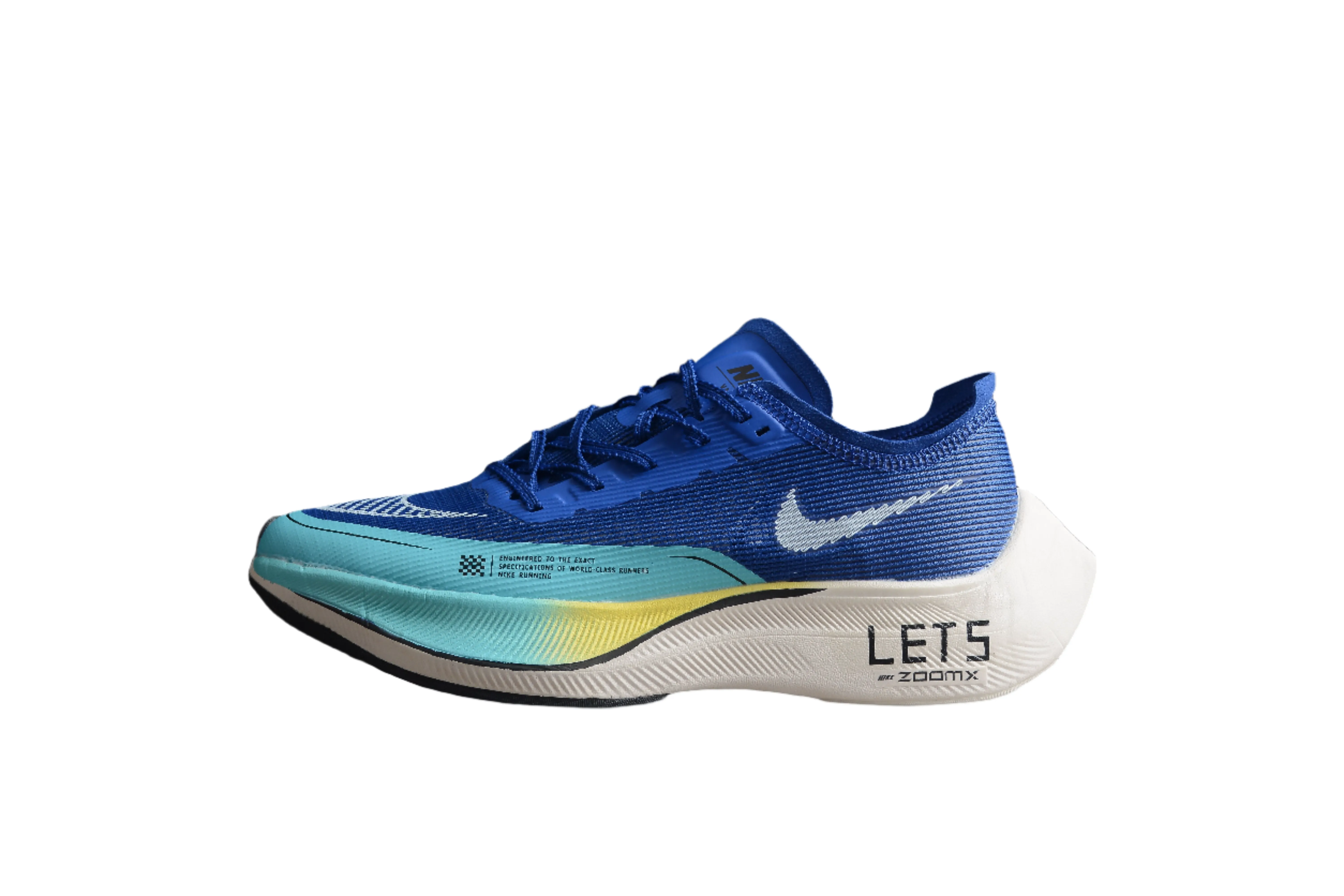 ZoomX Vaporfly NEXT% 2 Blue and White